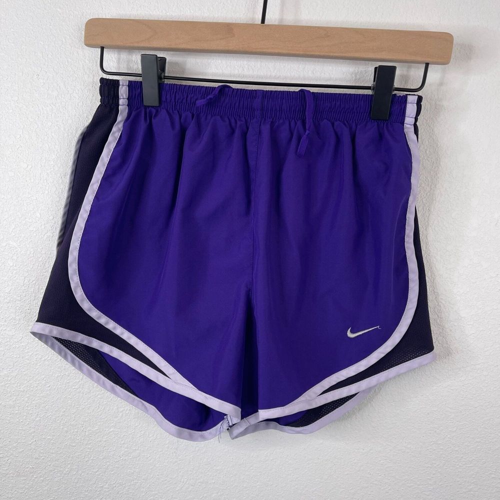 Nike Dri-Fit Womens Shorts‎ Size XS Purple Lined Activewear Running